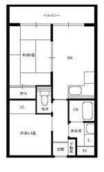 慶雲寺 徒歩4分 1階の物件間取画像